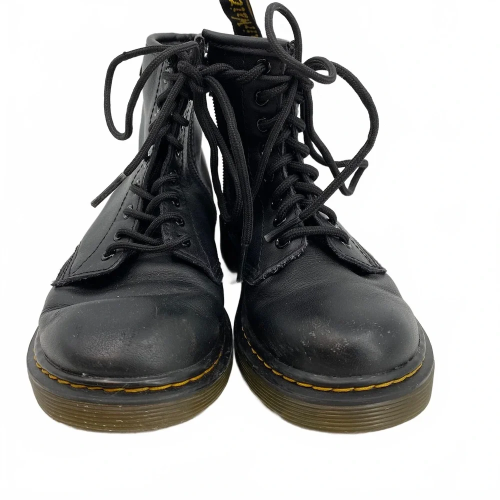 Dr. Martens Black Synthetic Rain Boots | Girls Size 1G (Regular)